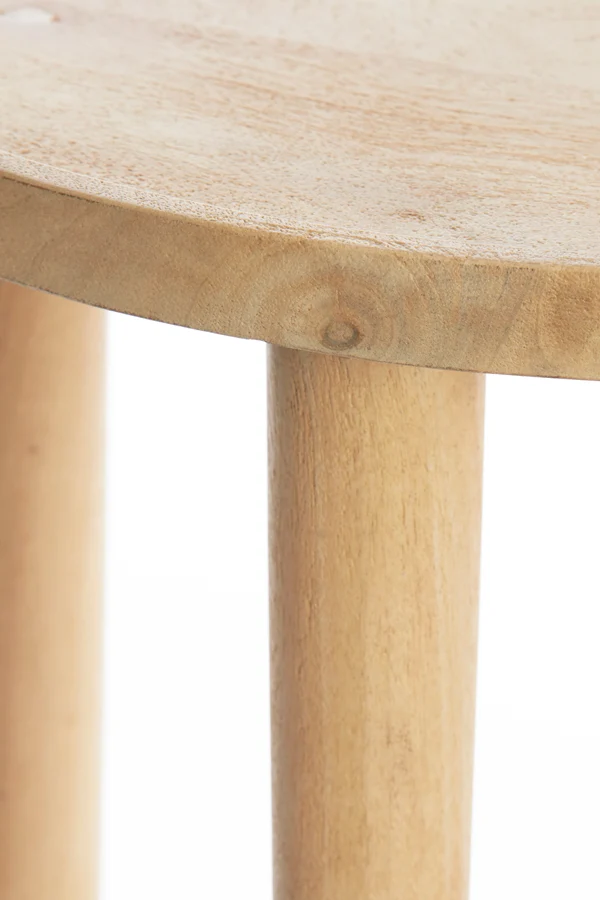 Side table 49x49 cm QIANO mango wood natural