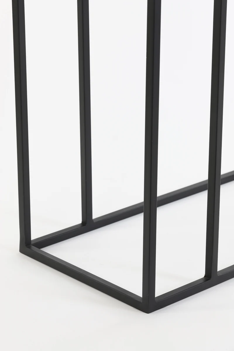 Side table 48x26x60 cm MACY matt black