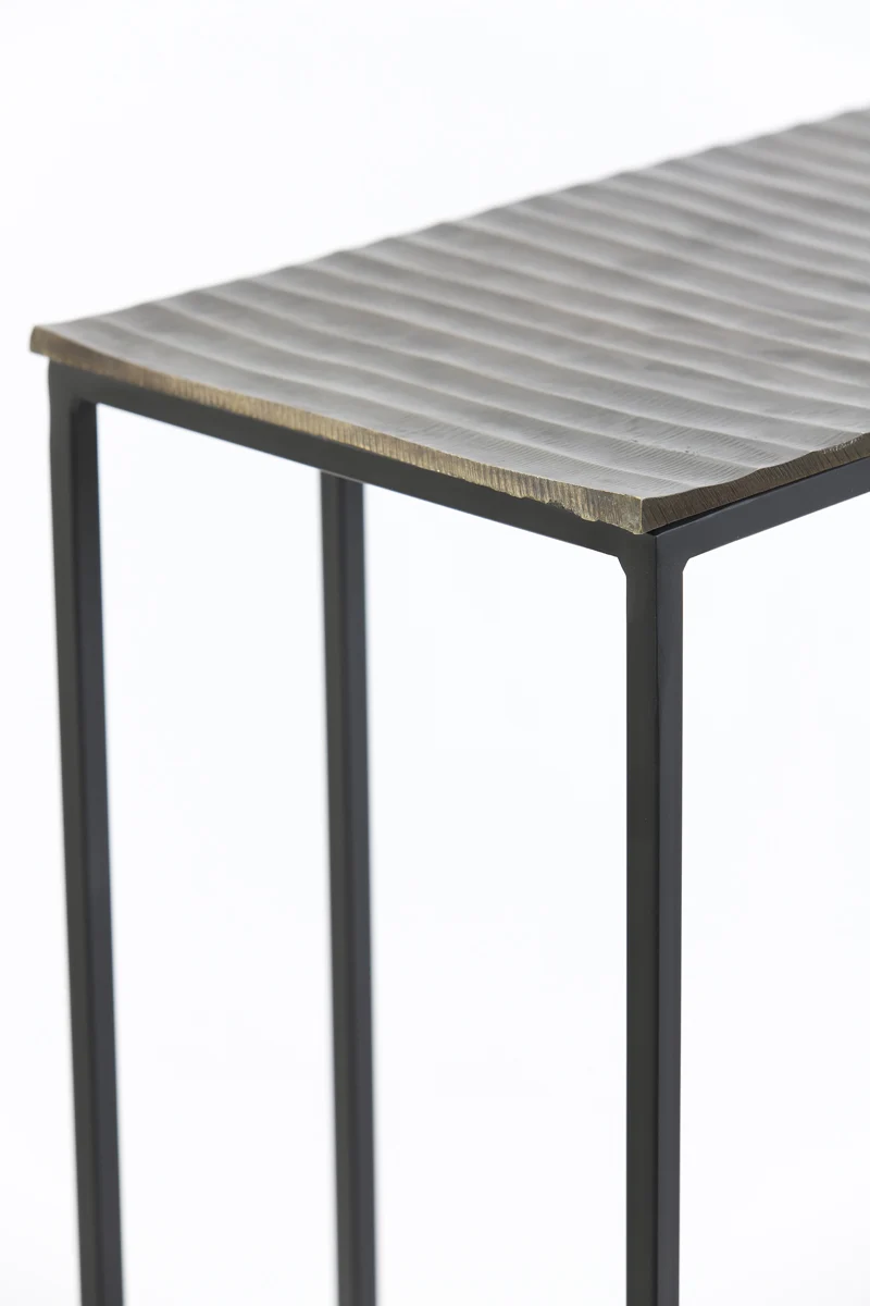 Side table 48x26x60 cm MACY antique bronze