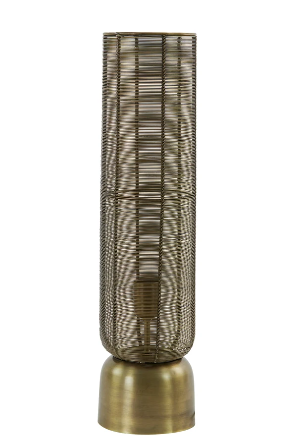 Table lamp 15,5x60,5 cm LEZUZA antique bronze