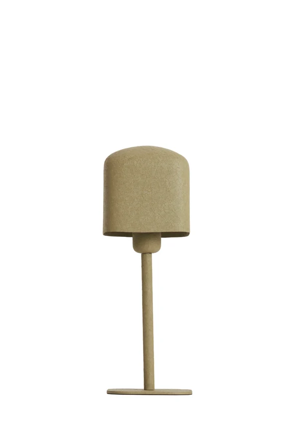 Table lamp 13x13x36 cm ELENIE matt olive green