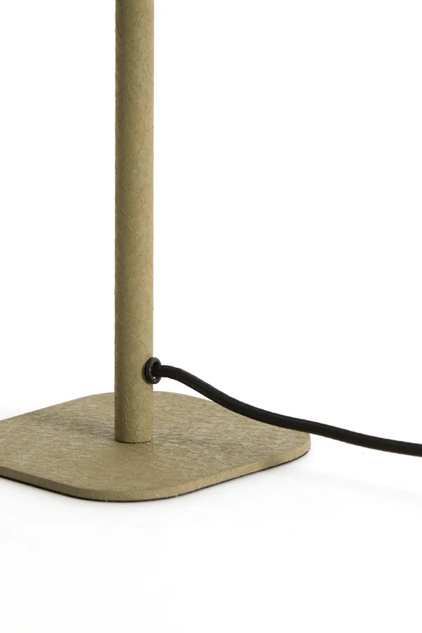 Table lamp 13x13x36 cm ELENIE matt olive green