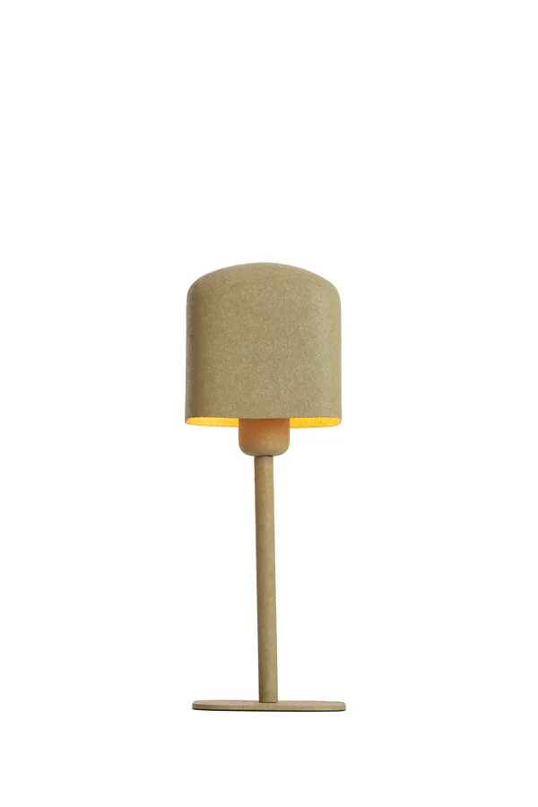 Table lamp 13x13x36 cm ELENIE matt olive green