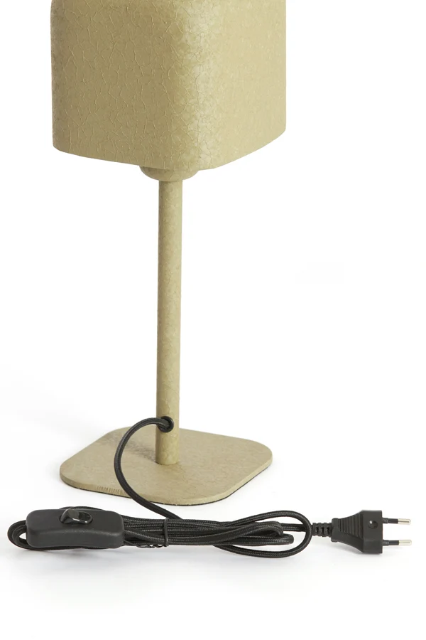 Table lamp 13x13x36 cm ELENIE matt olive green