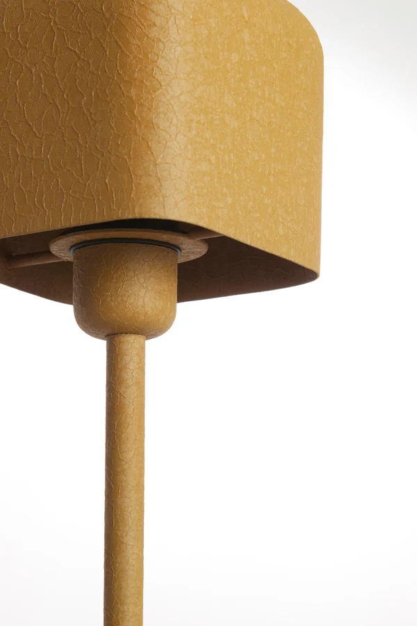 Table lamp 13x13x36 cm ELENIE matt ocher yellow