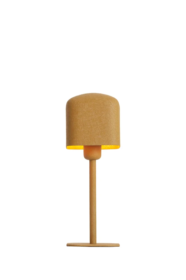 Table lamp 13x13x36 cm ELENIE matt ocher yellow