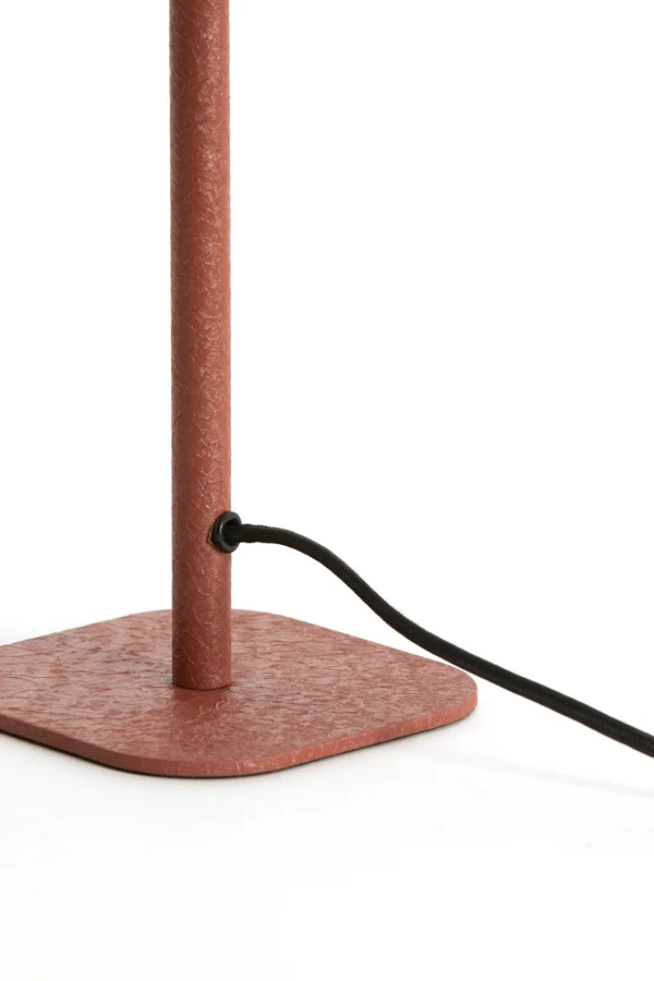 Table lamp 13x13x36 cm ELENIE matt dark orange