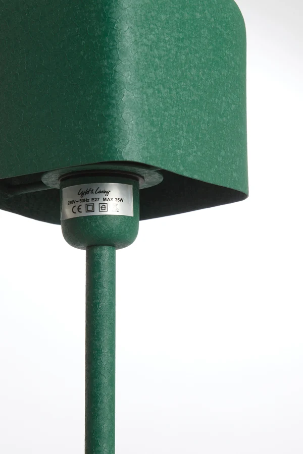 Table lamp 13x13x36 cm ELENIE matt dark green