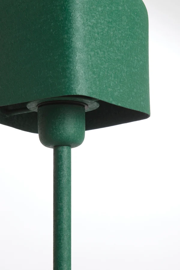 Table lamp 13x13x36 cm ELENIE matt dark green