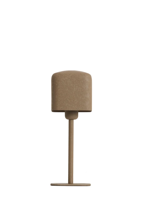 Table lamp 13x13x36 cm ELENIE matt dark brown
