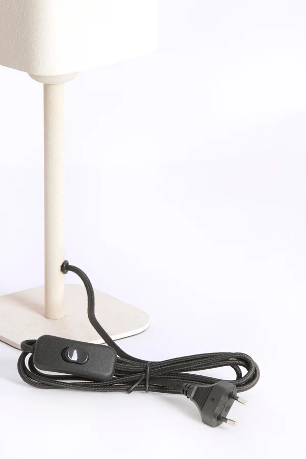 Table lamp 13x13x36 cm ELENIE matt cream