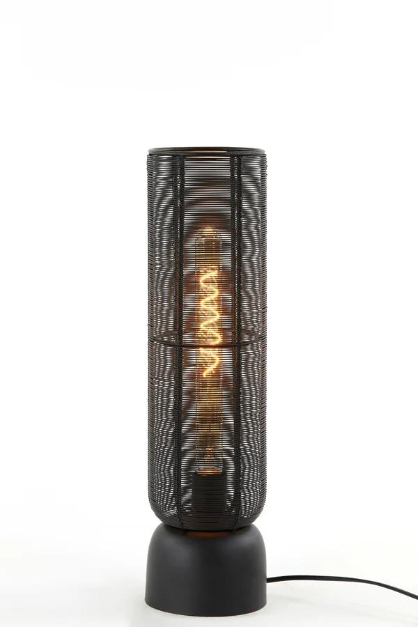 Table lamp 13,5x49,5 cm LEZUZA matt black