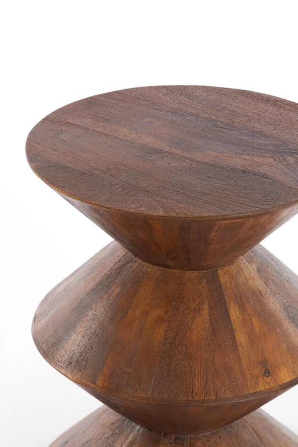 Side table 40x50 cm LARUS mango wood brown