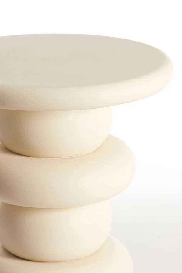Side table 40x45 cm AZALAS wood cream