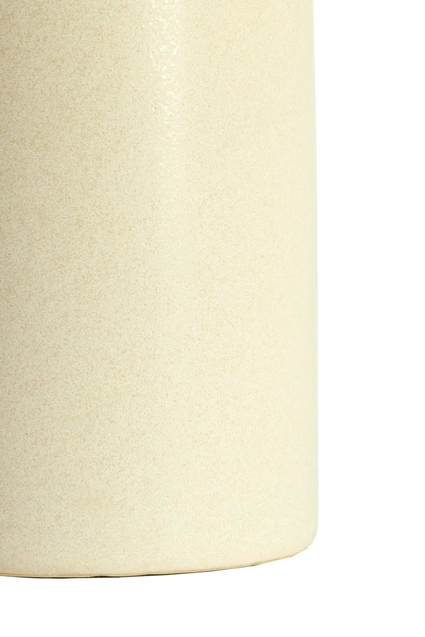 Side table 40x40x48 cm LUARCA ceramics matt cream