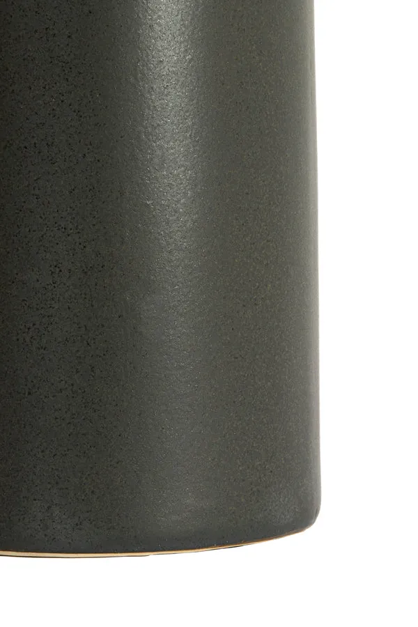 Side table 40x40x48 cm LUARCA ceramics matt black