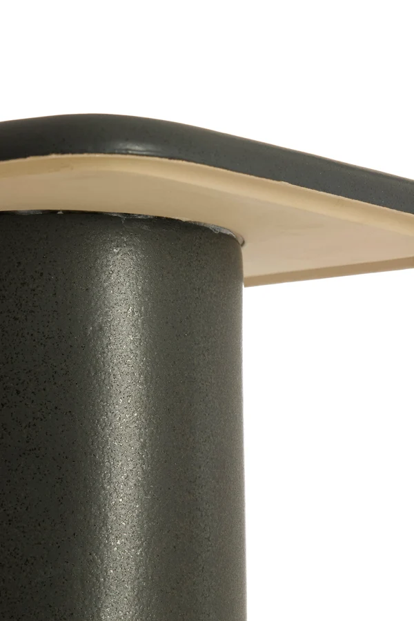 Side table 40x40x48 cm LUARCA ceramics matt black