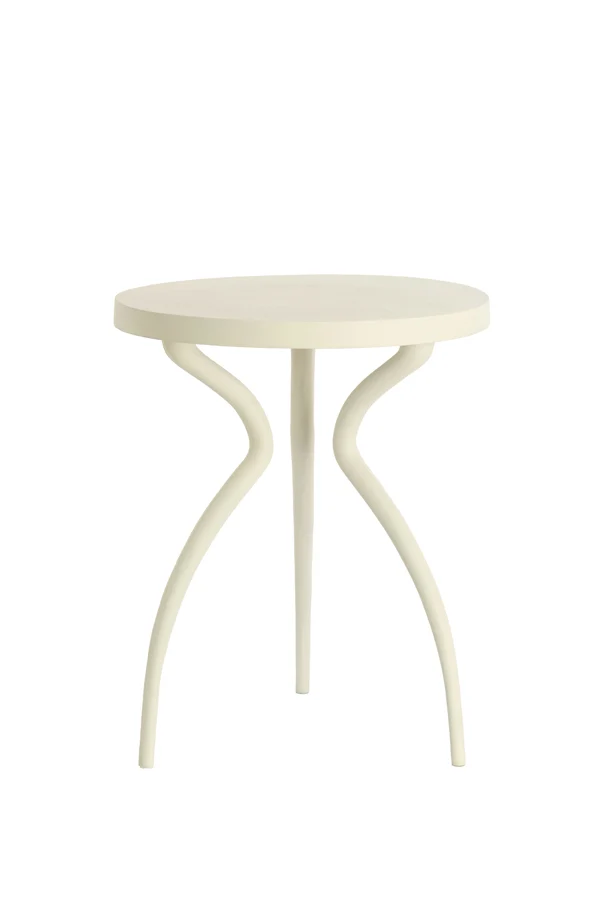 Side table 40x39x48 cm BODIN cream