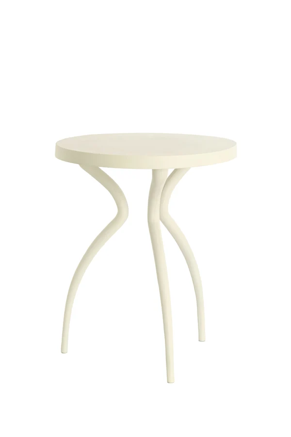 Side table 40x39x48 cm BODIN cream