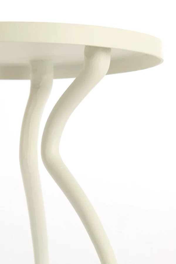 Side table 40x39x48 cm BODIN cream