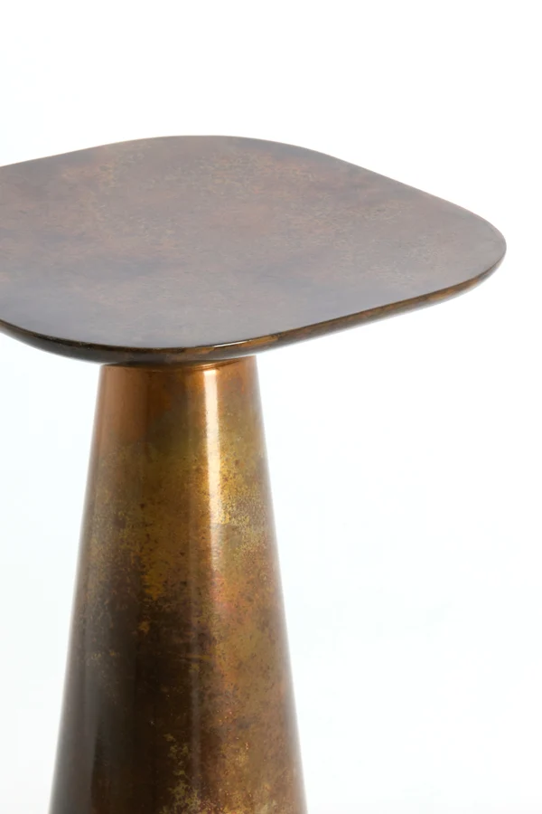 Side table 28x28x53 cm ABALA copper-bronze