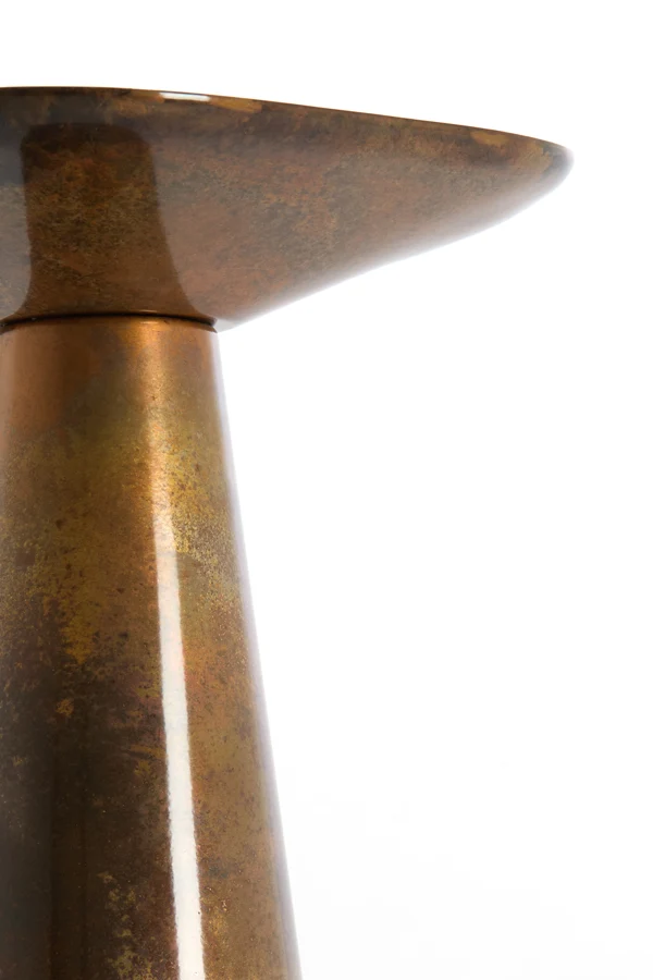 Side table 28x28x53 cm ABALA copper-bronze