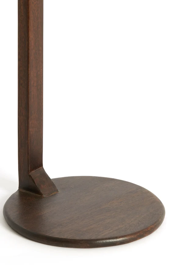 Side table 26x77 cm DELMINO mango wood chocolate brown