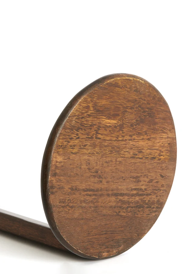 Side table 26x77 cm DELMINO mango wood chocolate brown
