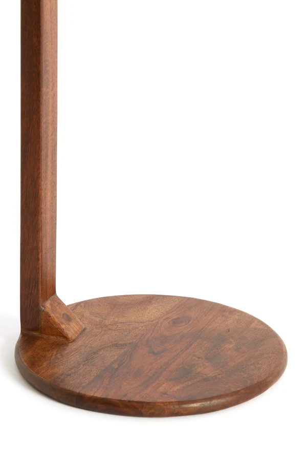 Side table 26x77 cm DELMINO acacia wood brown