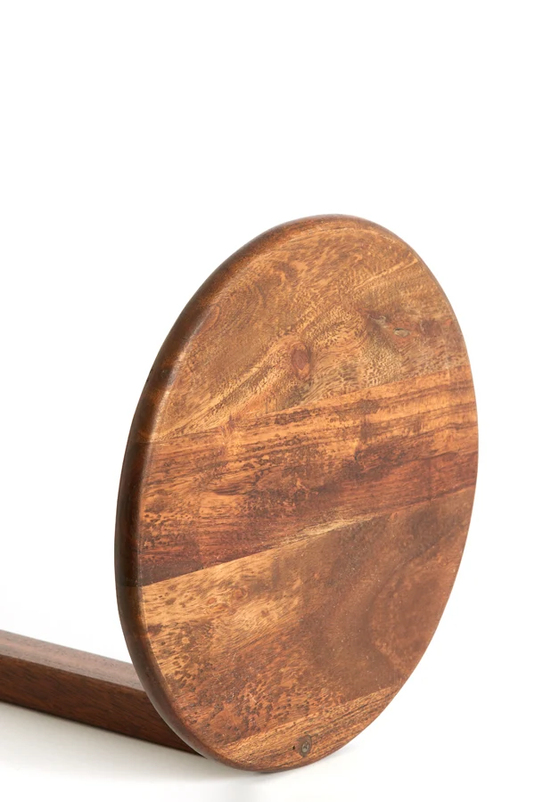 Side table 26x77 cm DELMINO acacia wood brown