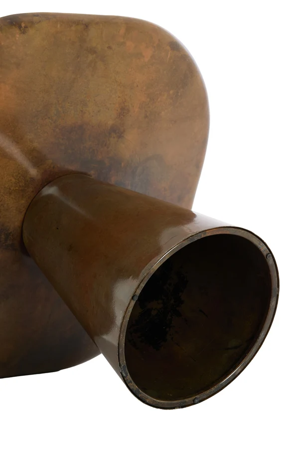 Side table 60x60x41 cm ABALA copper-bronze