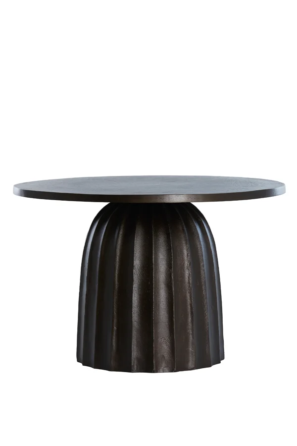 Side table 60x38 cm VEGLIA matt dark brown