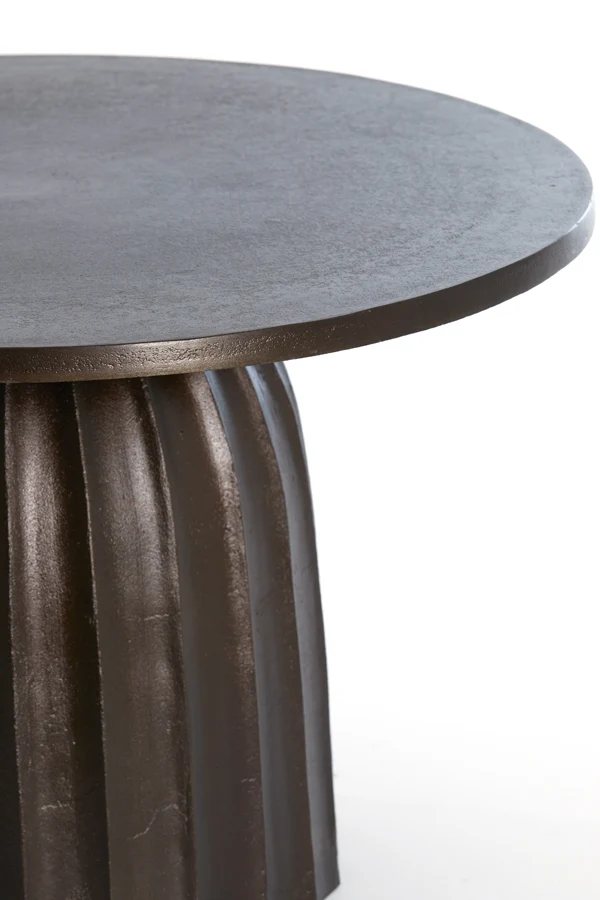Side table 60x38 cm VEGLIA matt dark brown