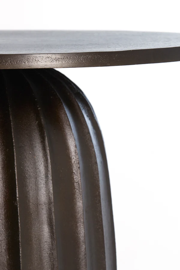 Side table 60x38 cm VEGLIA matt dark brown