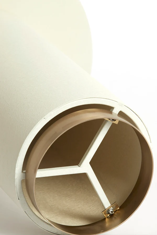 Side table 46x56 cm FATIMA matt cream+light gold