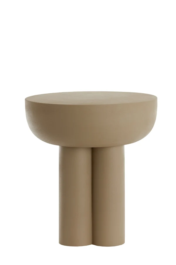 Side table 46x50 cm MIKOLA matt light grey