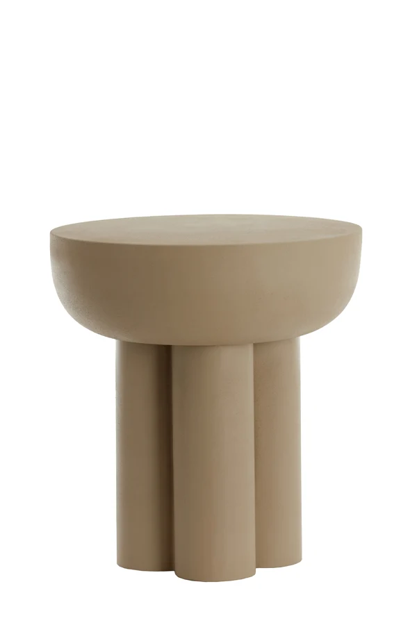 Side table 46x50 cm MIKOLA matt light grey