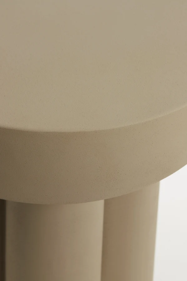 Side table 46x50 cm MIKOLA matt light grey