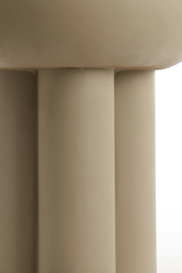 Side table 46x50 cm MIKOLA matt light grey