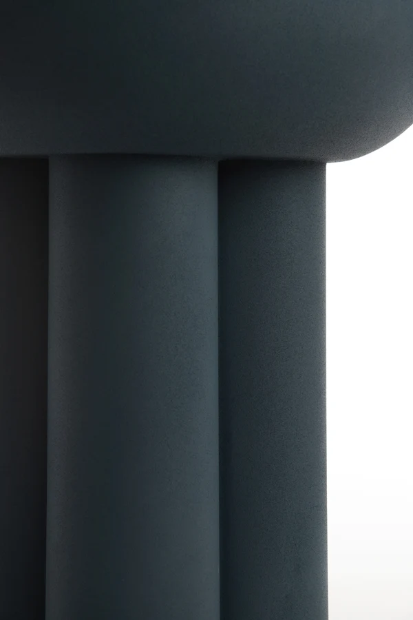 Side table 46x50 cm MIKOLA matt dark blue