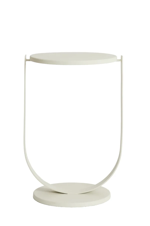 Side table 45x65,5 cm TRIANA matt cream