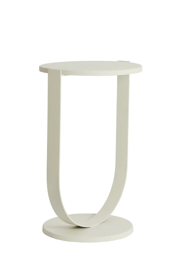 Side table 45x65,5 cm TRIANA matt cream