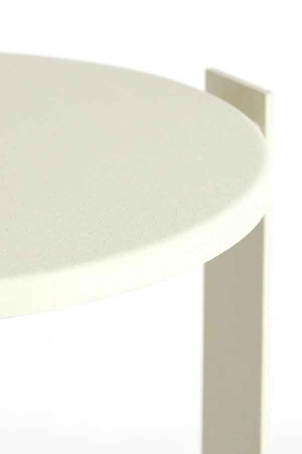 Side table 45x65,5 cm TRIANA matt cream