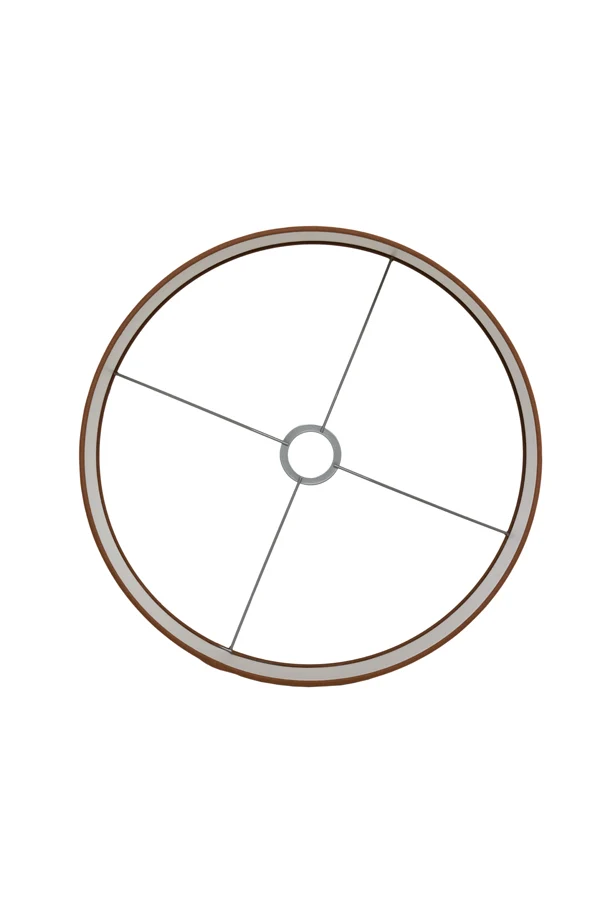 Shade cylinder 40-40-30 cm PENNY brown