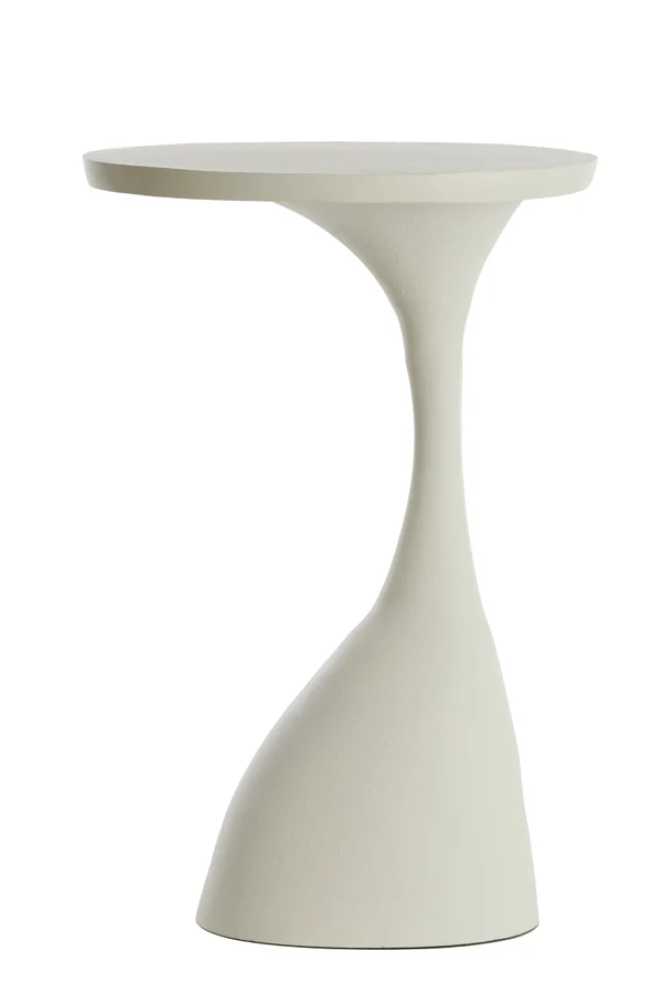 Side table 40x33x55 cm MACAU matt cream