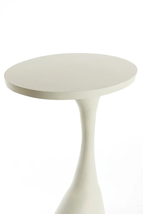 Side table 40x33x55 cm MACAU matt cream