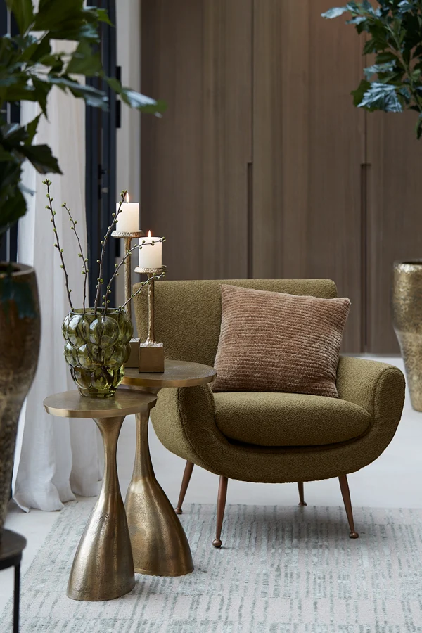 Side table 40x33x55 cm MACAU antique bronze