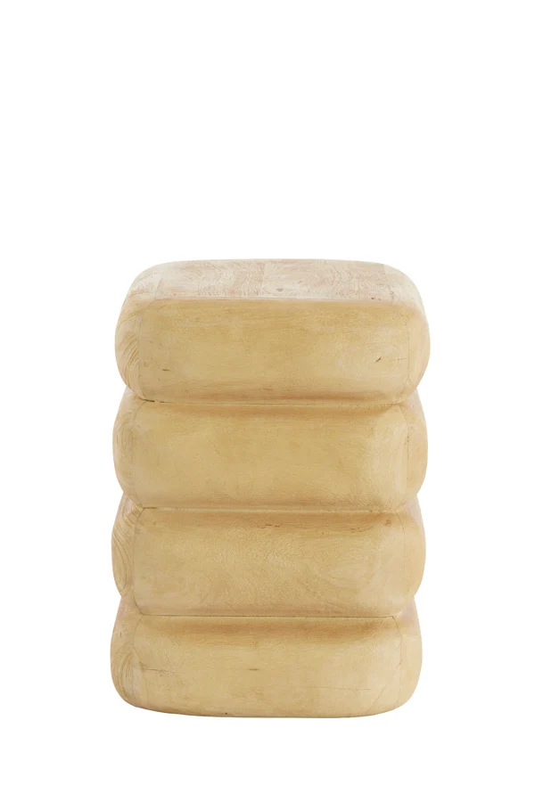 Side table 40x30x40 cm FREYJA wood matt natural