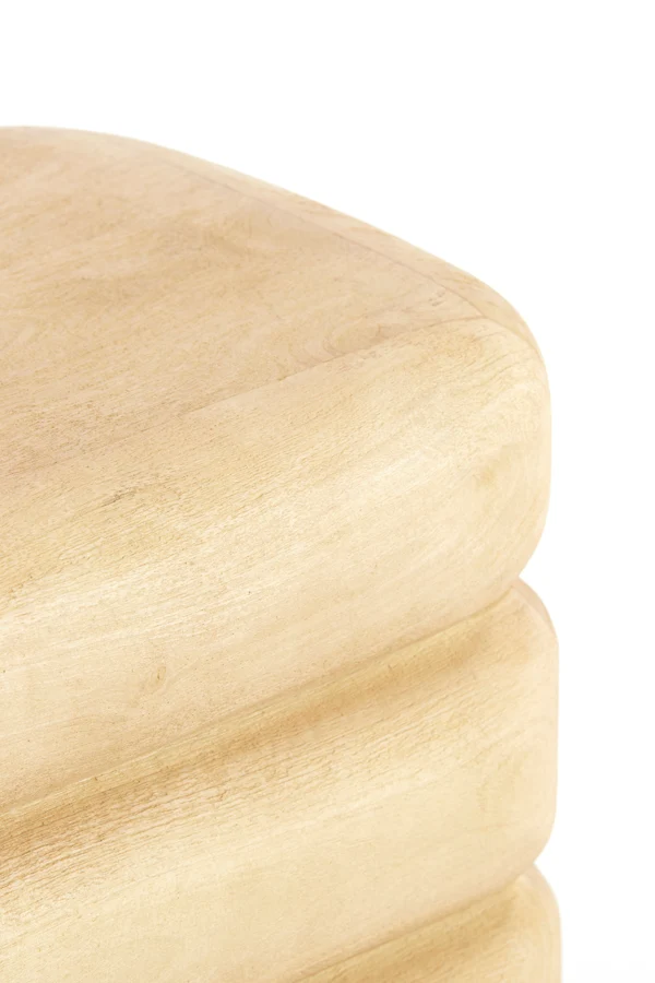 Side table 40x30x40 cm FREYJA wood matt natural