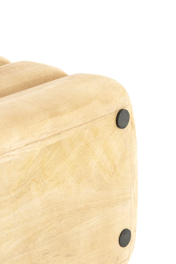 Side table 40x30x40 cm FREYJA wood matt natural